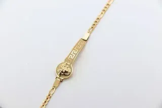 Pulsera Oro Medusa 18k.