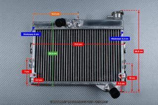 Radiador YAMAHA MT07 TRACER 700 GT 2017 2019 MT-07
