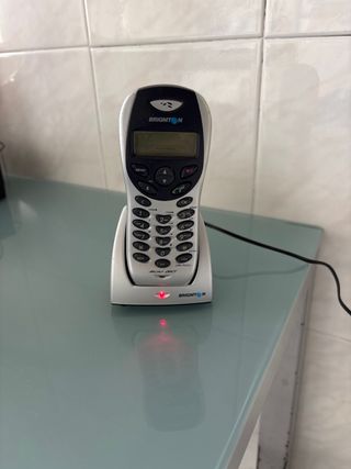 Teléfono Inalámbrico Brigmton Plata