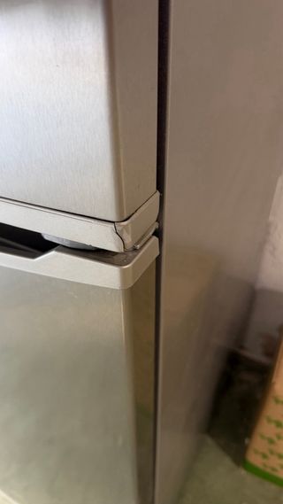 Frigorifico combi plateada