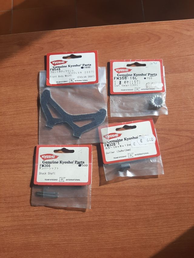 Repuestos Kyosho Evolva 1/8 Pista Gas