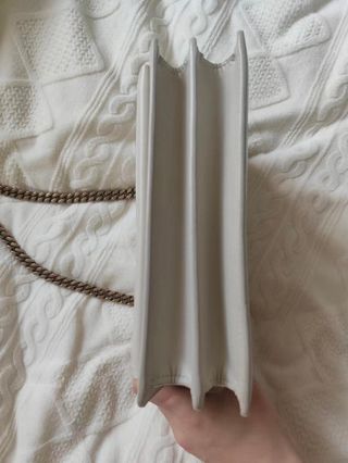 Bolso YSL Piel Blanco y Dorado