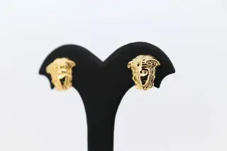 Pendientes Versace Medusa Oro
