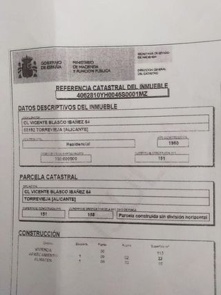 Terreno en venta en Playa del Cura en Torrevieja