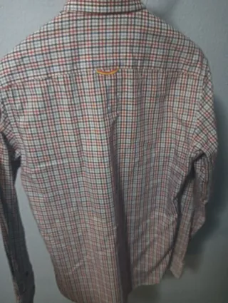 Camisa Spagnolo cuadros azul y rojo