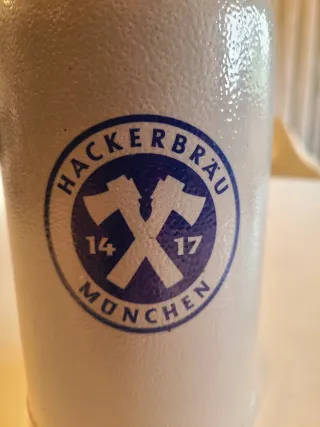 Jarra Cerveza Alemana Hackerbräu München 1L