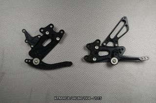 Estriberas retrasadas KTM RC8 / RC8R 2008 - 2015