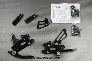 Estriberas retrasadas KTM RC8 / RC8R 2008 - 2015