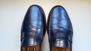 Mocassini Tod's Pelle Blu 41.5