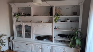 Mueble Salón Blanco Boiserie