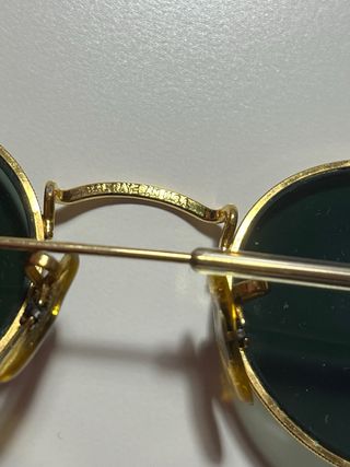 Gafas de sol Ray-Ban doradas