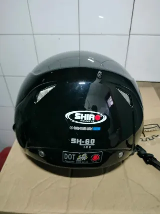 Casco Moto Abierto SHIR HELMETS Negro