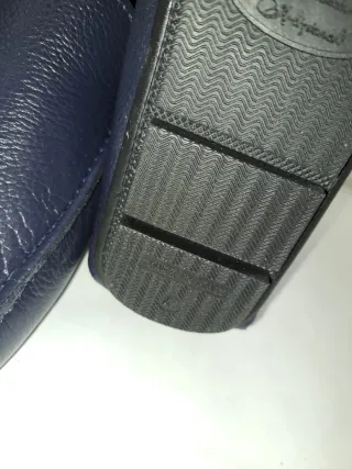 Mocassini uomo pelle blu tg. 41