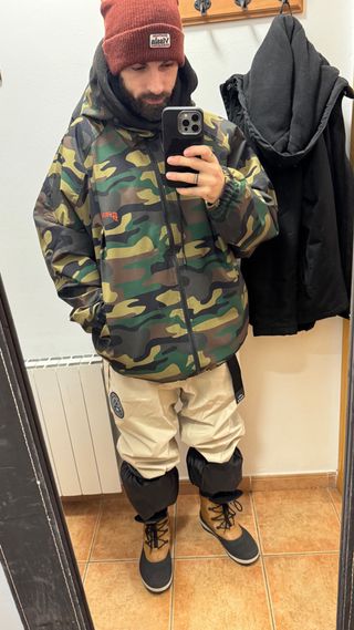 Chaqueta Cazadora Nieve BSRABBIT militar camuflaje