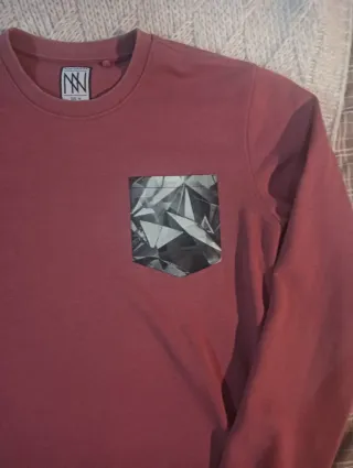 Sudadera Non Grada Rosa con Bolsillo