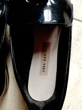 Zapatos Zara Mujer Negros Charol
