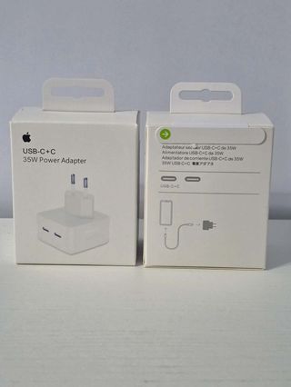Cargador iPhone Adaptador 35w Dual Original Nuevo