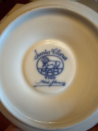 Vajilla Santa Clara Años 70/80