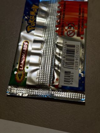Pokemon bustina sigillata Lamincards Edibas kanto