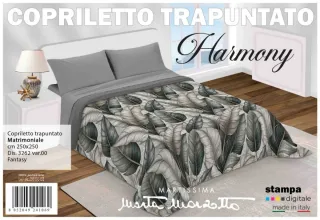 Copriletto Trapuntato Matrimoniale Harmony