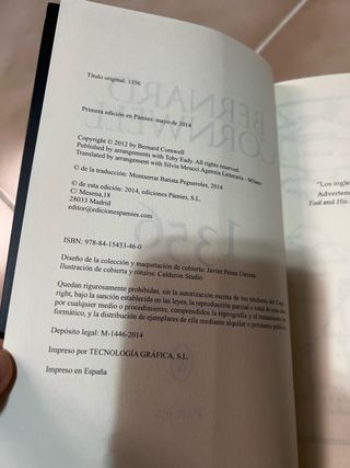 1356 (Histórica) Español Nueva a Estrenar