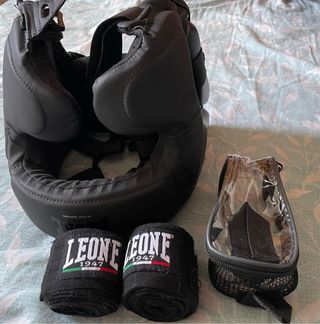 Protecciones Boxeo Leone 1947 Black Edition