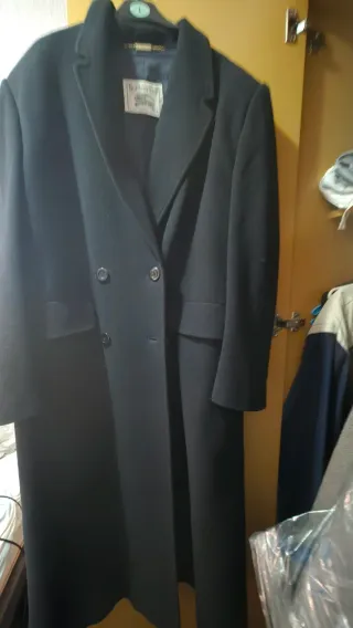 Abrigo Burberry Clásico Negro Modelo Antiguo