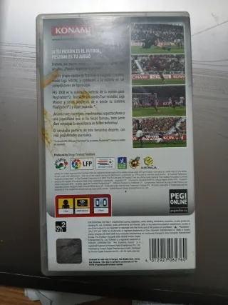 PES 2008 PSP Konami