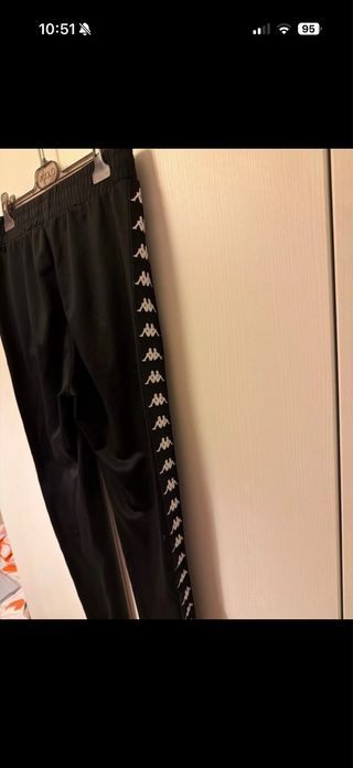 Pantaloni tuta Kappa neri