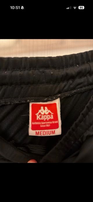 Pantaloni tuta Kappa neri