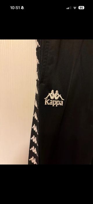 Pantaloni tuta Kappa neri