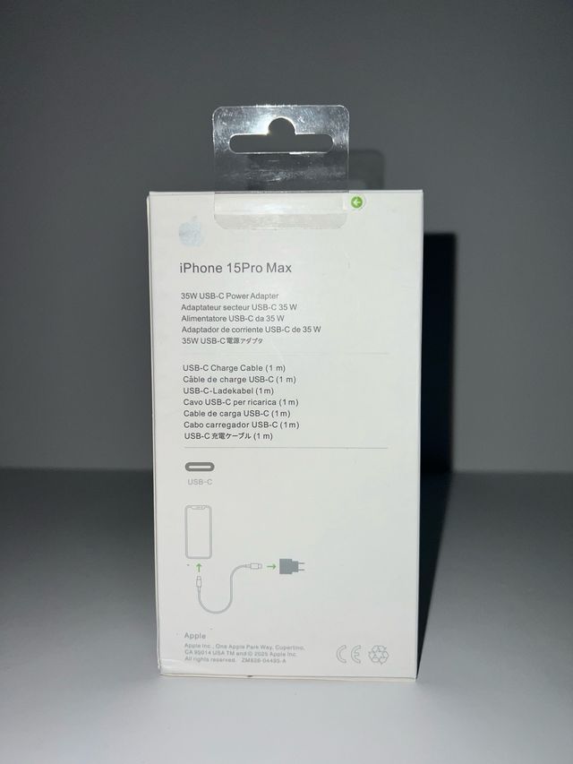 Cargador Apple 35W USB-C + Cable 1.5m