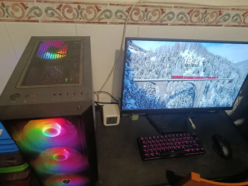 PC Gaming con luces RGB