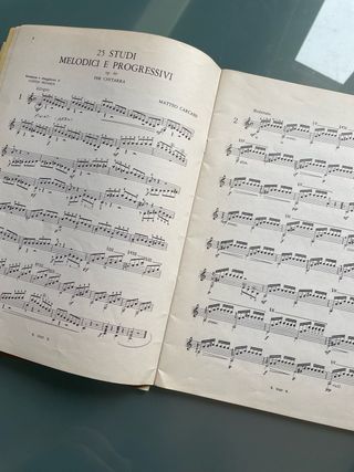 Libri studio per Chitarra - Giuliani e Carcassi