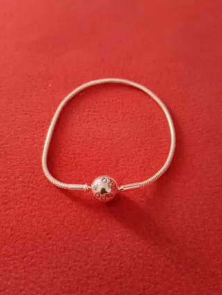 Pulsera Pandora 18cm Plata