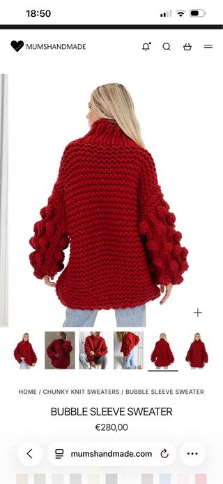 Jersey MUMSHANDE Mangas Burbuja Cuello Alto