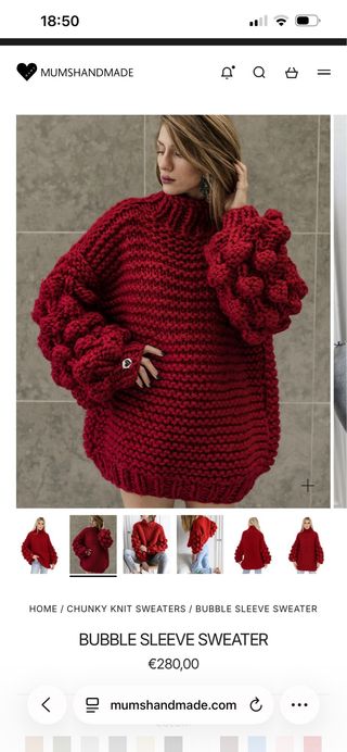 Jersey MUMSHANDE Mangas Burbuja Cuello Alto