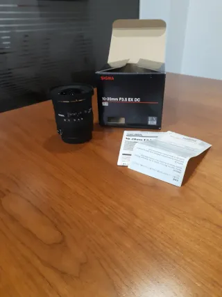 Sigma 10-20mm F3.5 EX DC Objetivo