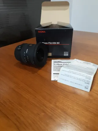 Sigma 10-20mm F3.5 EX DC Objetivo