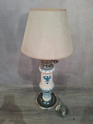 Lámpara cerámica estilo vintage con águila