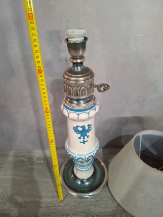 Lámpara cerámica estilo vintage con águila