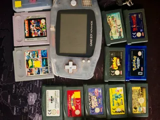 Game Boy Advance + 10 juegos