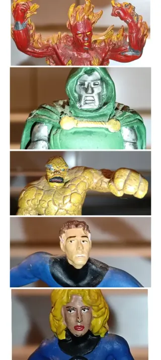 Figuras de Plomo Marvel: 4F Cuatro Fantásticos