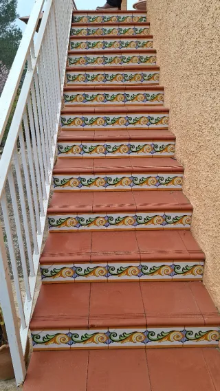 Peldaños de granito para escaleras de 12 peldaños