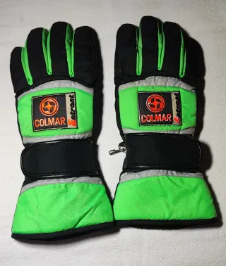 Guanti sci Colmar neri e verdi