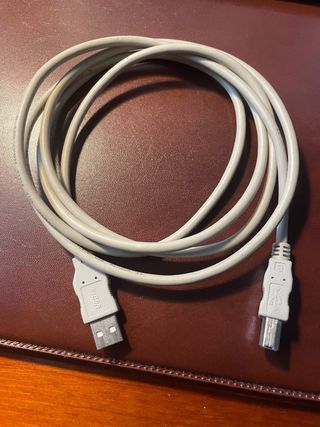 Cable USB A - USB B 1.7m gris