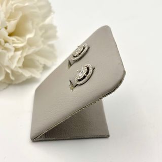 Pendientes Oro Blanco 18kt y Diamantes