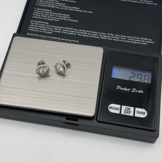 Pendientes Oro Blanco 18kt y Diamantes