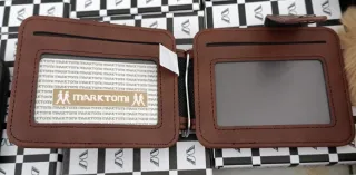 Cartera hombre piel marrón MARKTONI