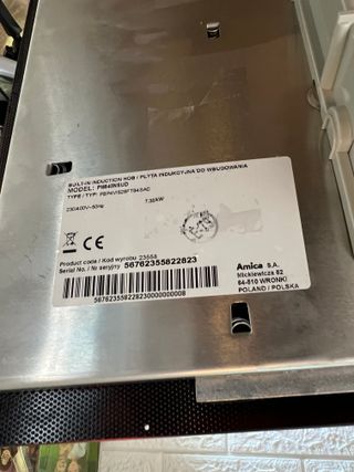 Placa Inducción Amica KMI 752 620 C